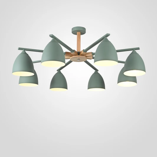 Noa01 Потолочная люстра на штанге NOA 8 Mint ImperiumLoft Noa01 (183468-26)