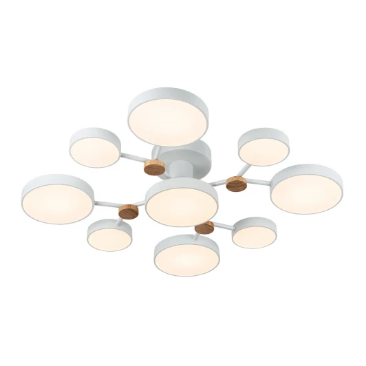 L3201-780 WT Потолочная люстра светодиодная с пультом с регулировкой цветовой температуры и яркости LED4U LED4U L3201-780 WT