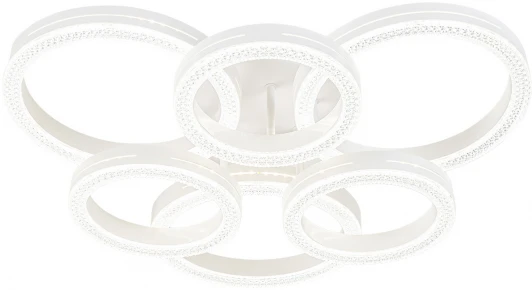 10282/6LED Потолочная люстра Escada Fianit 10282/6LED 115Вт, металл/акрил, белый/прозрачный