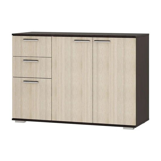 Т0018453 Комод БТС длинный Стандарт 3 NEW, венге/лоредо