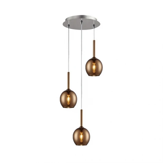 MD1629-3B(copper) Подвесной светильник Zumaline Monic MD1629-3B(copper)