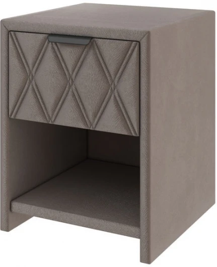 2027988 PROxSON Тумба Side (Ткань: Велюр Forest 16 Коричневый) 44x45