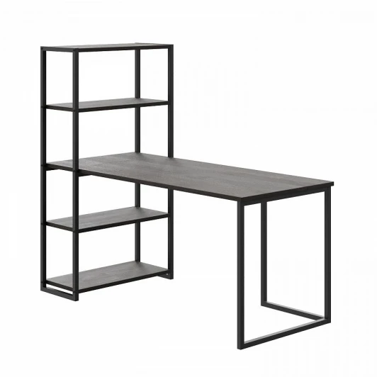 636290 Стол письменный-стеллаж Board 1600х700 ОГОГО 636290 (черный)