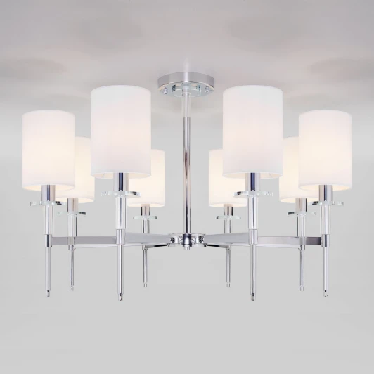 60132/8 хром Потолочная люстра Eurosvet Brielle 60132/8 хром