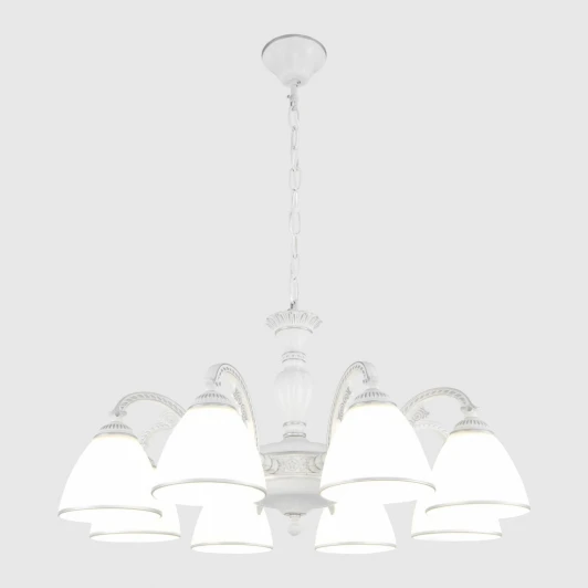 340837/8 WT+SL Подвесная люстра Arte Milano AM340837 340837/8 WT+SL (220V, на цепи)