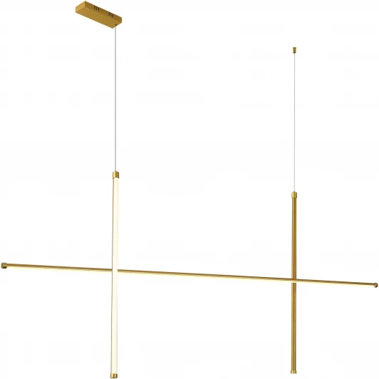 SL6207.203.50 Подвесной светильник ST Luce Retico SL6207.203.50 Матовое золото LED 1*50W 3000K (220V, на тросе)