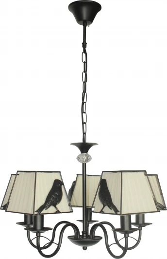 TL7510D-05BL Подвесная люстра Toplight Donna TL7510D-05BL (220V, на цепи, птички)
