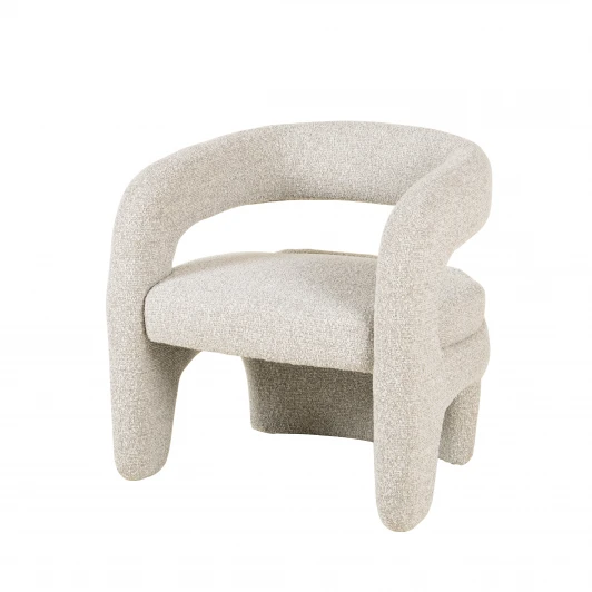 УТ000041678 Кресло лаунж Bones серебристый Stool Group арт.УТ000041678