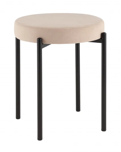УТ000042648 Табурет Бриф Original велюр бежевый Stool Group УТ000042648