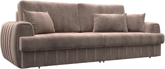 129217 Диван прямой Лига-057 НПБ Лига Диванов (Велюр) арт.129217