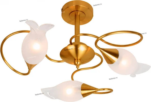 P-504/3 antique brass Потолочная люстра N-Light P-504 P-504/3 antique brass