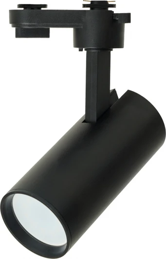 48543 Светильник трековый однофазный Feron AL195 48543 50W GU10, черный (220V, круглые)