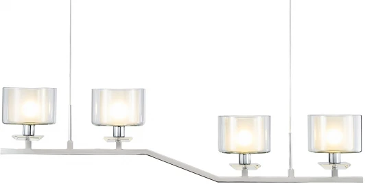 4404/S chrome Подвесной светильник большой Newport 4400 4404/S chrome (220V, на проводе)