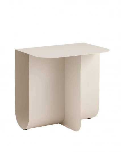 УТ000041897 Журнальный столик Stool Group Laure металл светло-серый УТ000041897