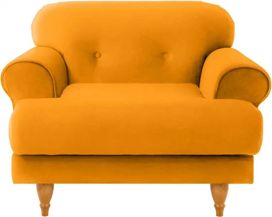 339948 Кресло Italia ОГОГО (арт.339948), (Ткань/Желтый)