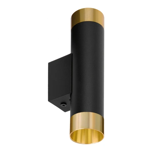 WSL-MR11/W15BG Светильник Wolta WSL-MR11/W15BG под лампу MR11 с цоколем GU10 Черный / золотой PETITE