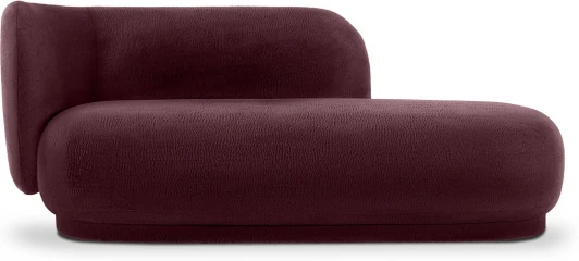 815514 Кушетка Lucca левая ОГОГО (арт.815514), (Искусственный мех/Сиреневый)