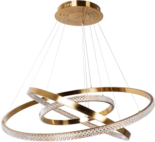 A2182SP-160PB Подвесной светильник Arte Lamp Orione A2182SP-160PB (LED, 220V, пульт управления, на тросе, кольцо)