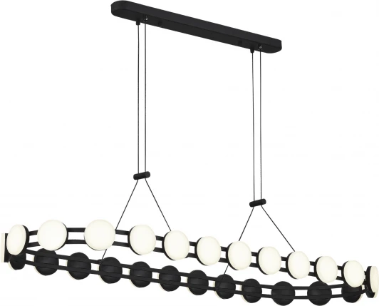 SL6610.403.26 Подвесной светильник ST Luce Monro SL6610.403.26 черный/белый LED 1*50W 4000K (220V, на тросе)