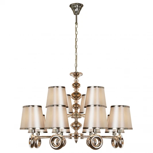 P2401-8+4 Nickel Подвесная люстра iLamp Brooklyn P2401-8+4 Nickel