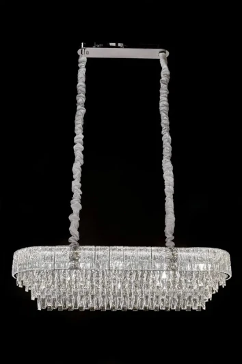 FL1088-15PL Подвесная люстра Fluorite Delight FL1088-15PL (220V, хрусталь, на цепи)