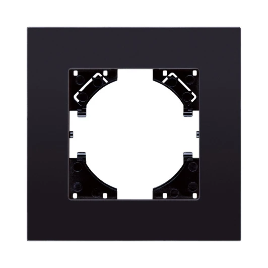 RM1BK Рамка 1-постовая стекло черный Kollinger Reflex MG RM1BK