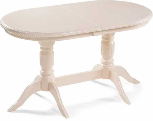 615227 Кухонный стол Эритрин Woodville (Массив бука,Шпон/Бежевый) арт.615227