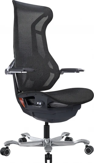EP Atom B M Black Эргономичное кресло Atom Black Сетка Черный арт.EP Atom B M Black