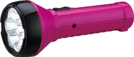 HL3097L (084-006-0002) Фонарь ручной светодиодный Horoz Pele, розовый с черным, холодный (6400K)