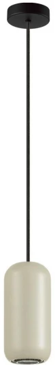 5060/1G Подвесной светильник Odeon Light Cocoon 5060/1G PENDANT цвет слонов.кости/черный/металл GU10 LED 4W (220V, на проводе)
