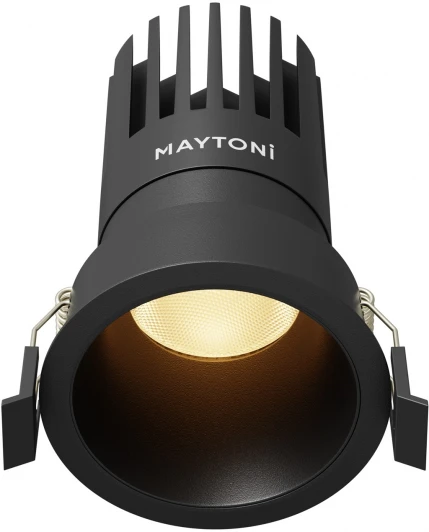 DL118-15W-2.7K-B Встраиваемый светильник Maytoni Dip DL118-15W-2.7K-B (LED, 220V, круглые)