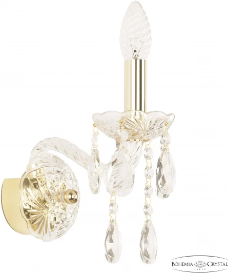 107B/1/141 G Бра Bohemia 107 107B/1/141 G (220V, подвески, подсвечник, свеча)