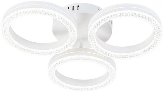 10282/3LED Потолочная люстра Escada Fianit 10282/3LED 45Вт, металл/акрил, белый/прозрачный