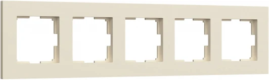 W0052962 Рамка на 5 постов (айвори софт) Werkel W0052962 (a067787)