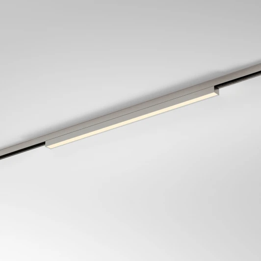 85526/01 Трековый светильник магнитный светодиодный 12W 48V 3000K (никель) Elektrostandard Line Magnetic 85526/01