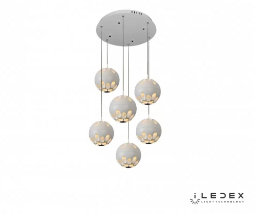 P1009-6 WH Подвесной светильник iLedex Mob P1009-6 WH (220V, на проводе, шарики)