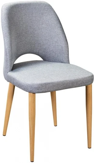 4101230h_ГрейНДуб Стул Ledger Грей/Натуральный Дуб R-Home арт.4101230h_ГрейНДуб