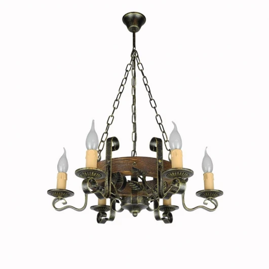 Берёза-6 Подвесная люстра Тарьсма Берёза-6 BR6LRH53 (220V, на цепи, подсвечник, свеча)