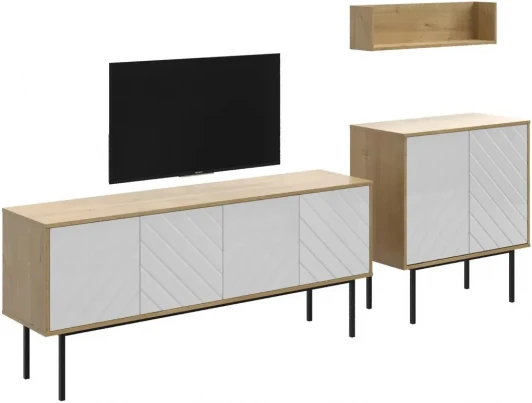 572700 Композиция Boho 4 ОГОГО (арт.572700), (ЛДСП/Дуб Корбридж,Белый)
