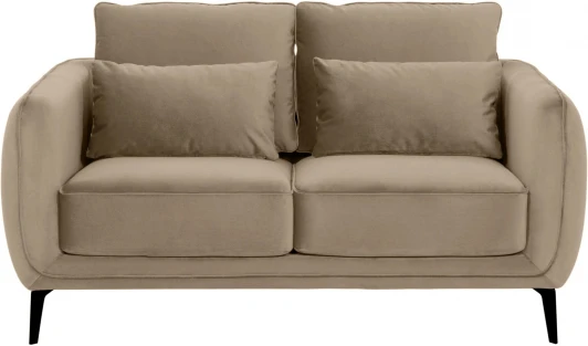 698445 Диван Amsterdam двухместный ОГОГО (арт.698445), (Ткань/Светло-коричневый)