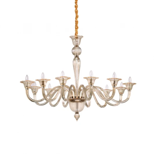 BRIGITTA SP12 AMBRA Подвесная люстра Ideal Lux Brigitta SP12 AMBRA