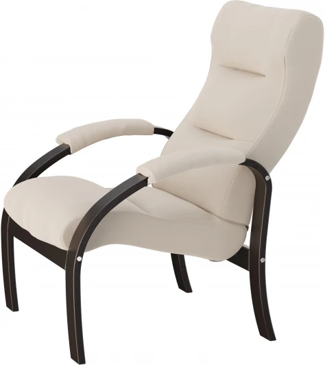 008452 Кресло для отдыха Шоле, Ткань Макс 100, каркас венге от фабрики Mebelik