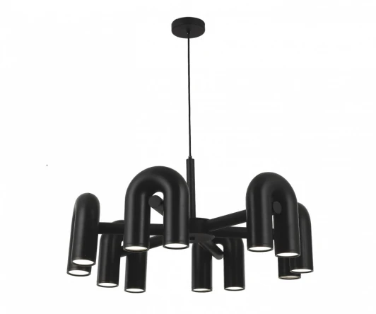 08465-6,19(GU10) Подвесная люстра Kink Light Канти 08465-6,19(GU10) черный GU10 60W