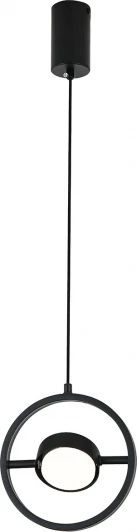 1180/1S Подвесной светильник Escada Segment 1180/1S 1x12Вт GX53, металл, черный (220V, на проводе)