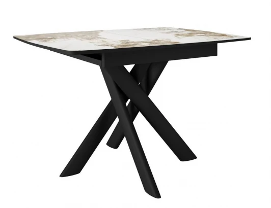 00-00079871 Стол DikLine DKB110, Керамика PANDORA глянец, опоры черные арт.00-00079871