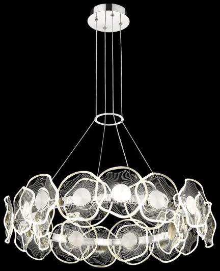 WE453.24.103 Подвесной светильник Wertmark Helena WE453.24.103 (LED, 220V, пульт управления, на тросе, круглые, кольцо)