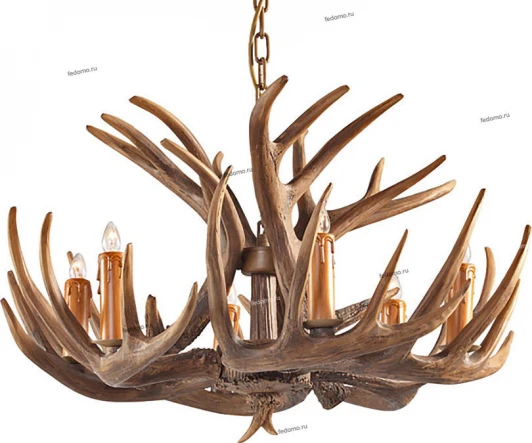 9926/6 Люстра подвесная N-Light, 6 ламп, коричневый