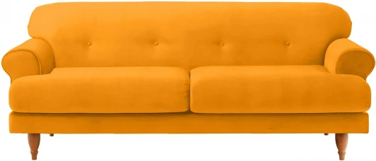 339910 Диван Italia ОГОГО (арт.339910), (Ткань/Желтый)
