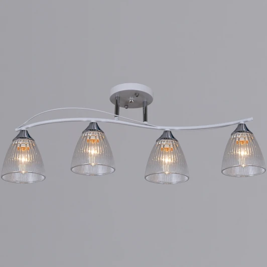 87360-0.3-04 WH+CR Потолочная люстра на штанге Reluce 87360-0.3-04 WH+CR