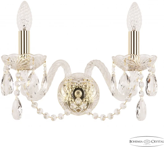 101B/2/165 G Бра Bohemia 101 101B/2/165 G (220V, подвески, подсвечник, свеча)